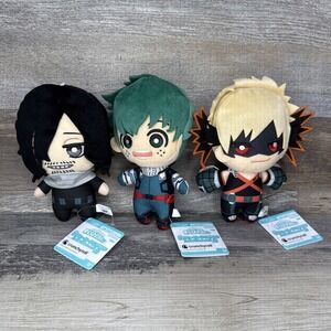 My Hero Academia Tomonui Vol.9 Aizawa, Izuku & Bakugo Plush set of 3 Banpresto